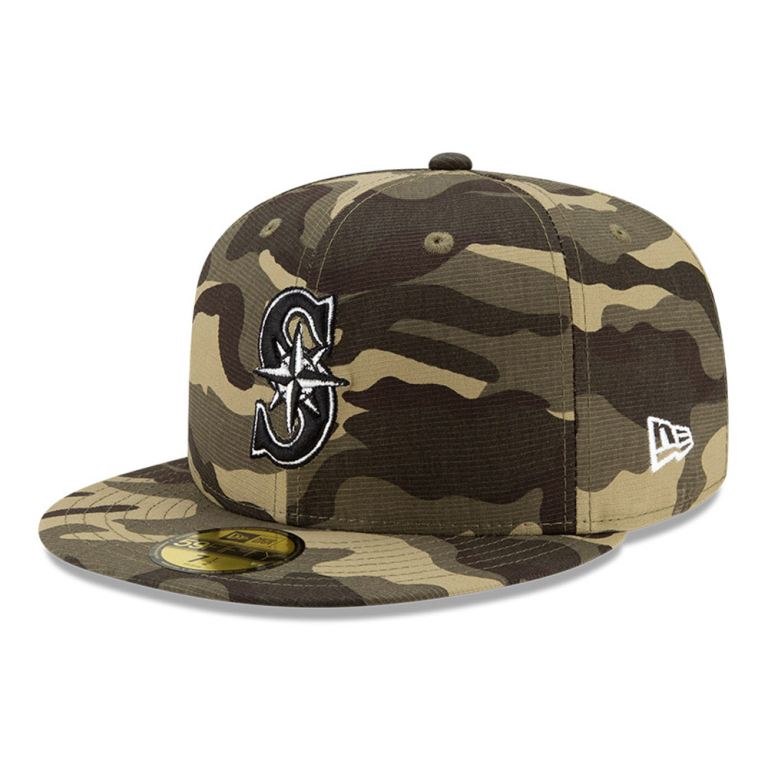 Gorras New Era 59fifty Camuflados - Seattle Mariners MLB Armed Forces 47913IFKU